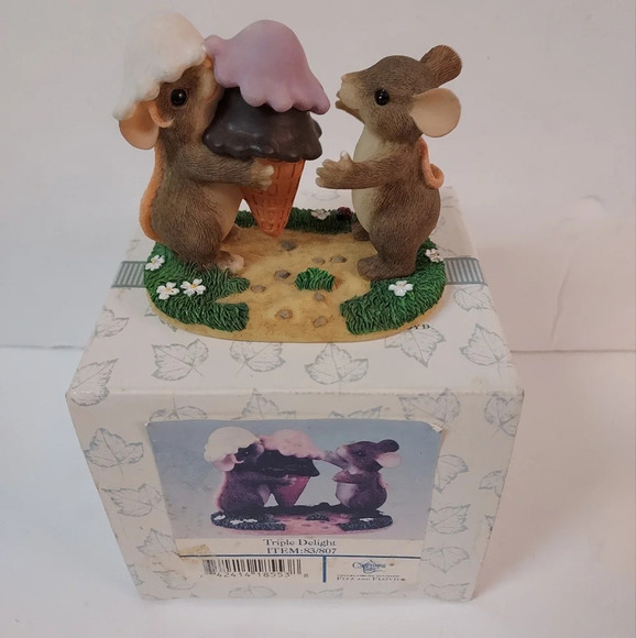 Fitz and Floyd Charming Tails Triple Delight - In Original Box - Picture 1 of 9